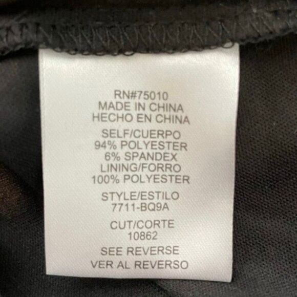 City Studio One Shoulder Mini Dress Black Asymmetrical A-Line Skater 13 - Picture 10 of 10